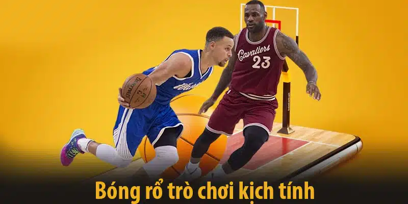 Bóng rổ trò chơi kịch tính